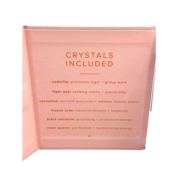 Zodiac Crystal Collection Fire Signs Sagittarius, Aries, Leo 6 Stones W/Case - Picture 5 of 6